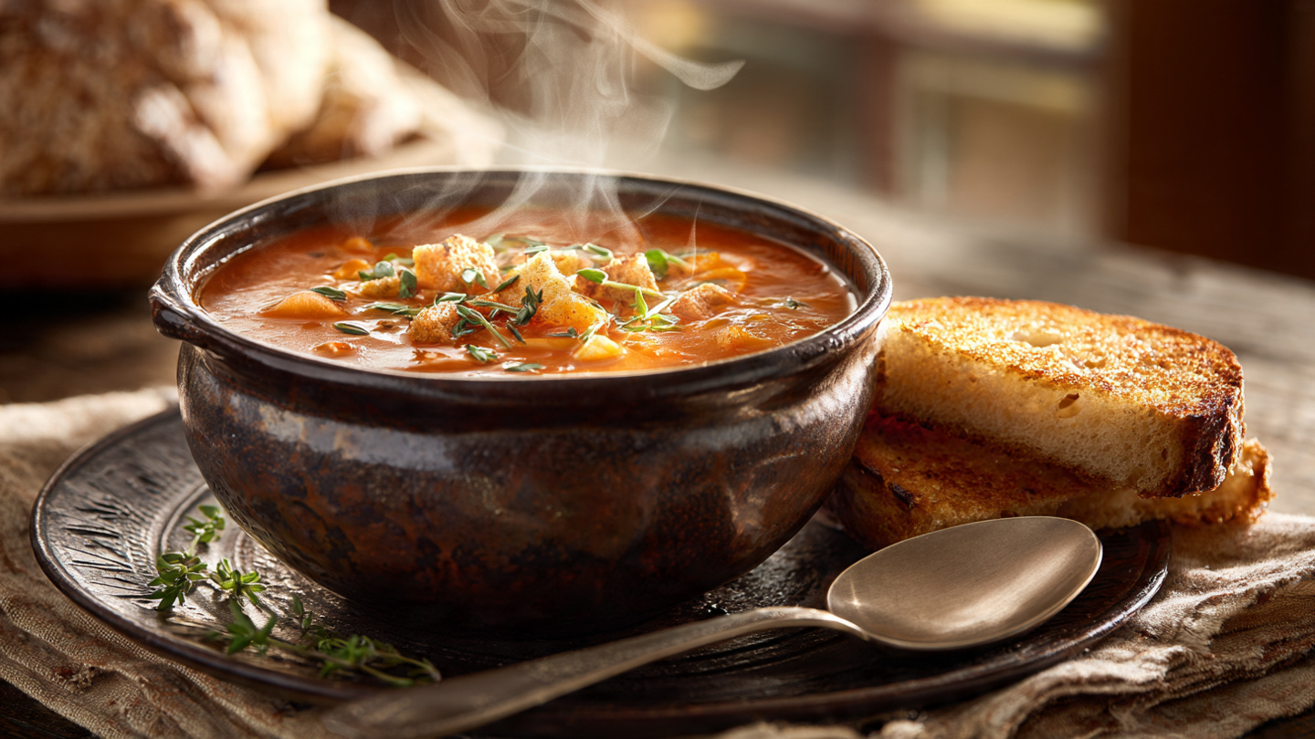 Warm, comforting bowls for any season. Creamy, brothy, chunky soups and chowders.