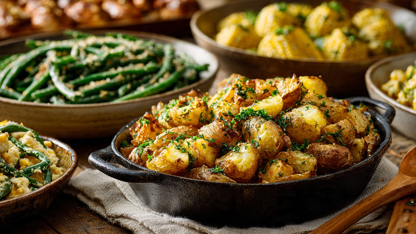 Perfect accompaniments to complete your meal. Vegetables, grains, potatoes, and side dishes.