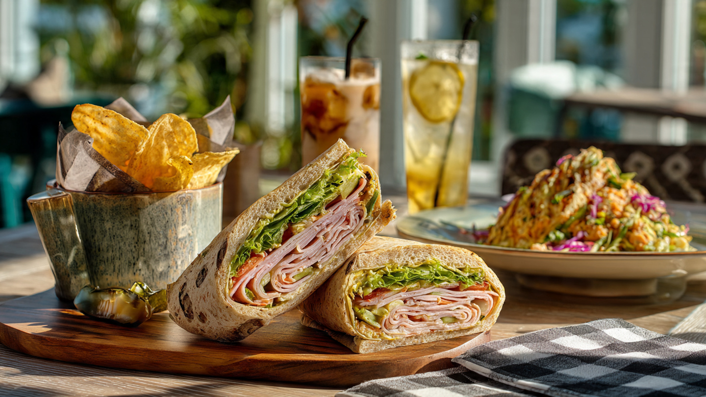  Midday meals that satisfy. Sandwiches, wraps, bowls, and light dishes perfect for afternoon energy.