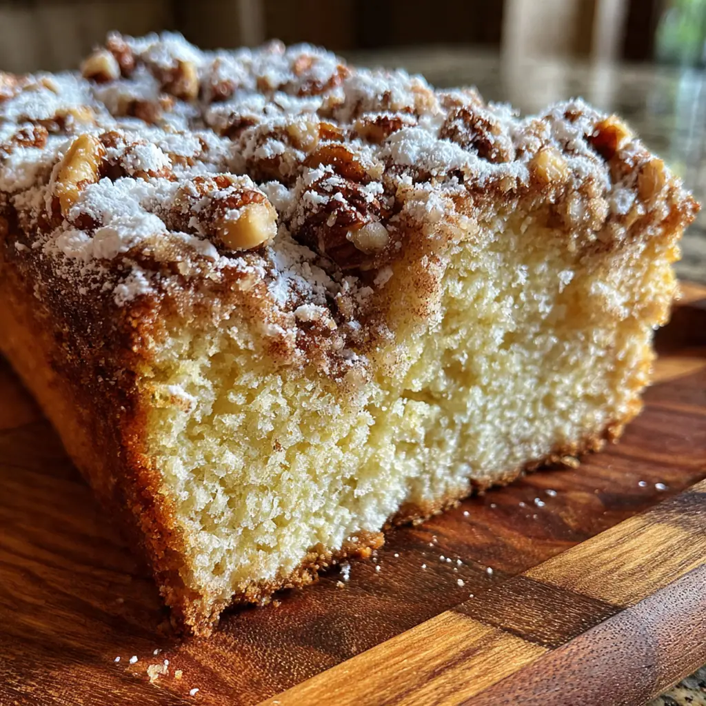 Make-Ahead Sour Cream Coffee Cake