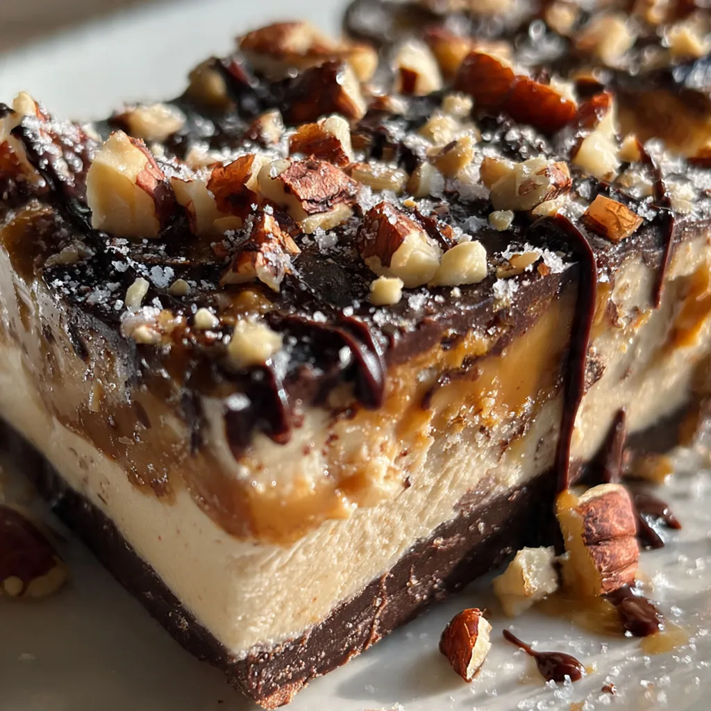A hand using a sharp knife to cut a large block of set Irish Cream Truffle Fudge into perfect squares.