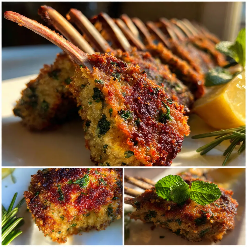 Mint Crusted Rack of Lamb