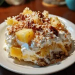 No-bake pineapple lush dessert