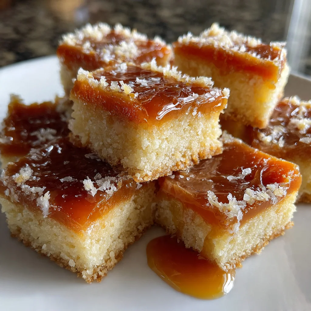 Caramel Shortbread Squares