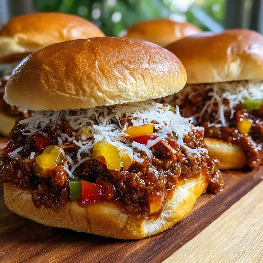 A complete plate featuring a sloppy joe sandwich alongside crispy potato chips and a dill pickle spear
