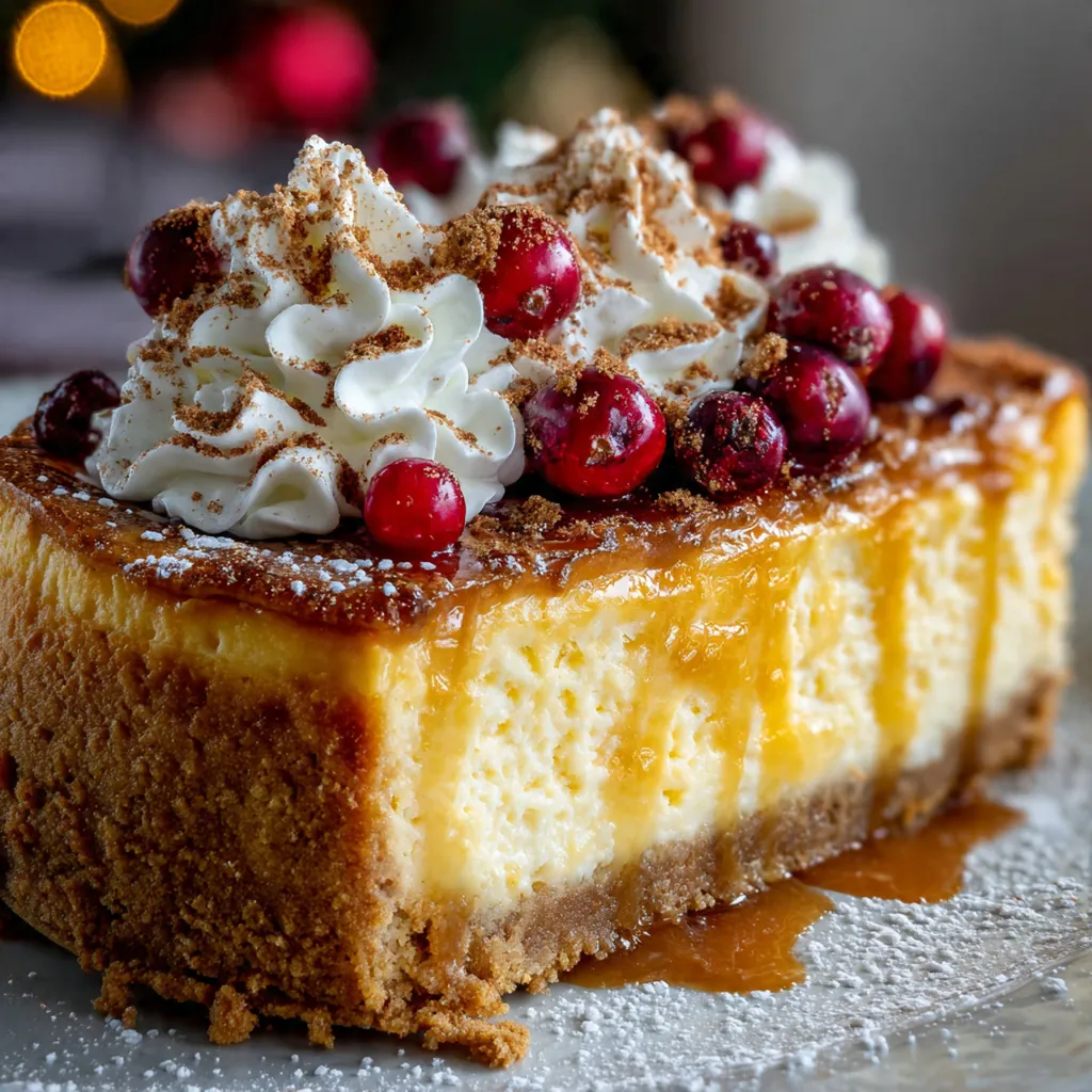 Close-up slice of cheesecake showing the chocolate cookie crust and creamy mint filling