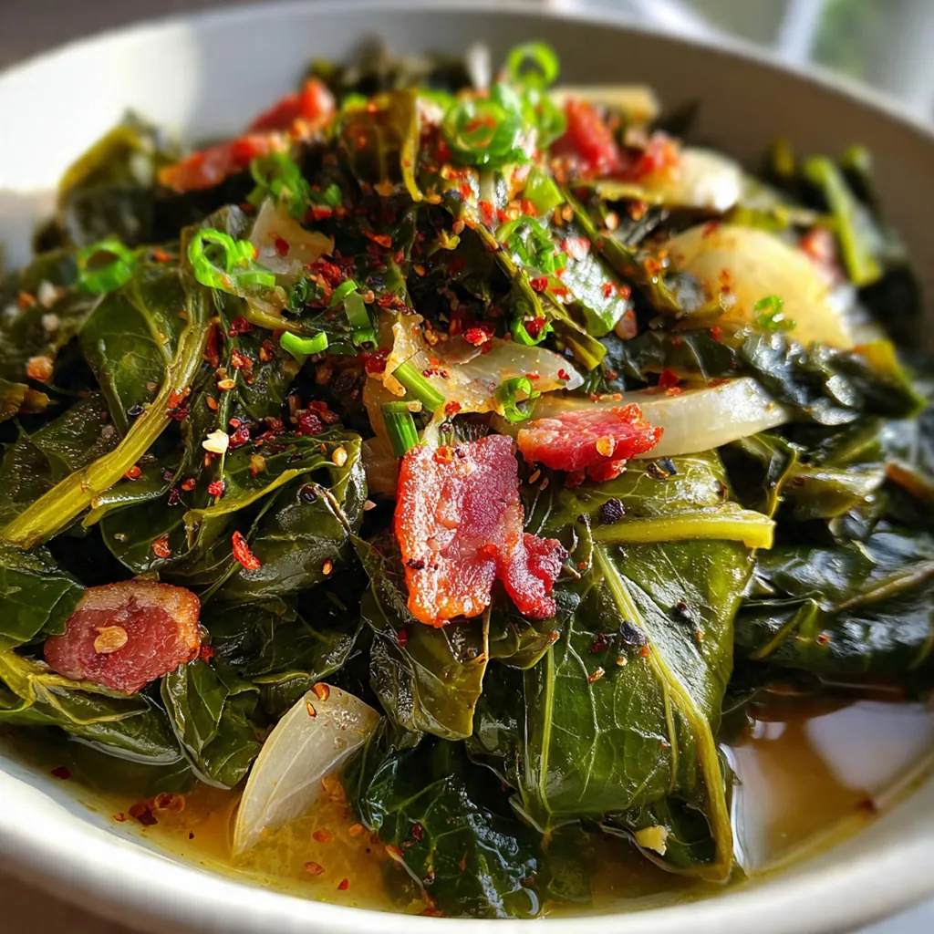 Slow Cooker Collard Greens