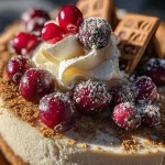 Christmas cheesecake
