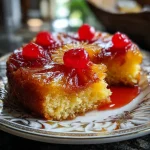 Pineapple upside down cake