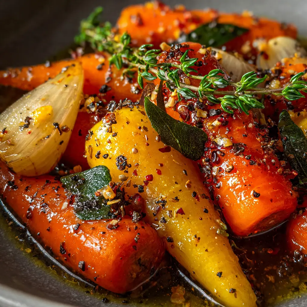 Sous Vide Maple-Glazed Carrots