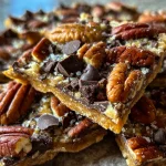 Pecan pie bark