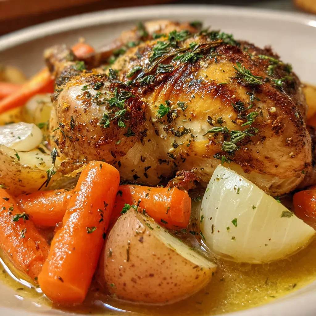 Crock pot chicken whole