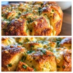 Cheesy Pull Apart Christmas Bread