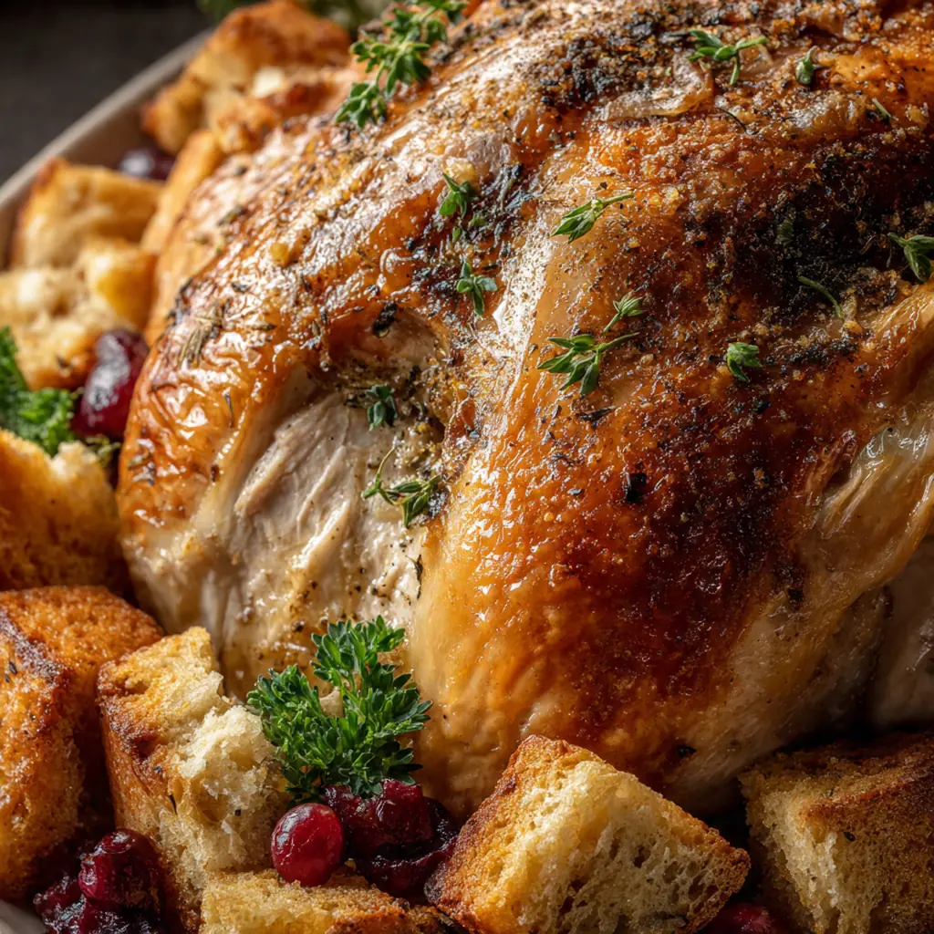Christmas turkey dinner