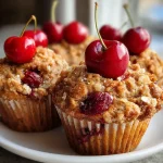 Cherry Cobbler Muffins