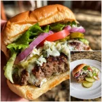 Blue Cheese Burgers