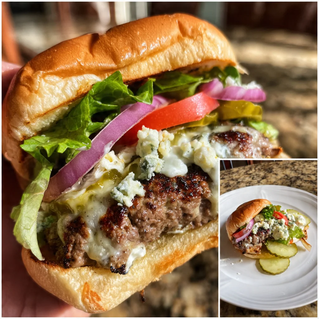 Blue Cheese Burgers