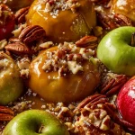 Sheet Pan Caramel Apples