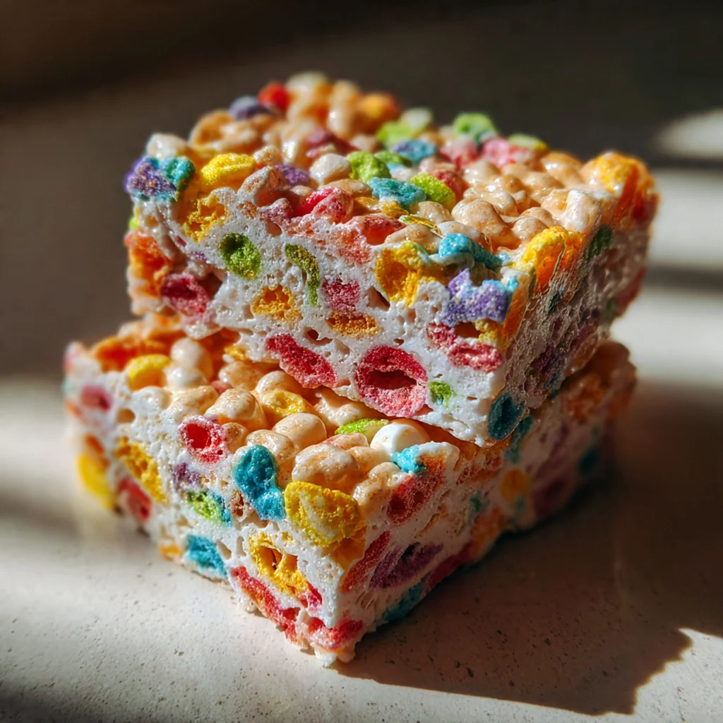 Fruity Pebbles Krispie Treats