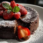 Molten Chocolate Crackle Pie