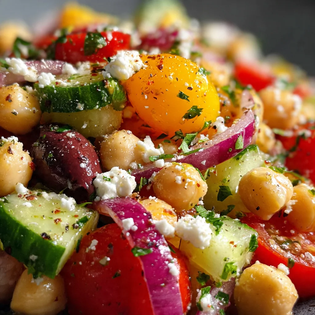 Mediterranean Chickpea Salad