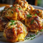 Halloween Mummy Meatballs