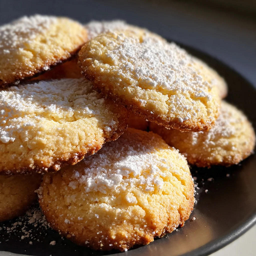 Close-up of a buttery cookie with crisp edges, rolled in sparkling red and green sugar