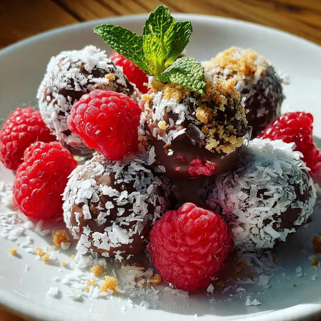 Raspberry Cheesecake Balls