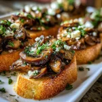 Mushroom Crostini