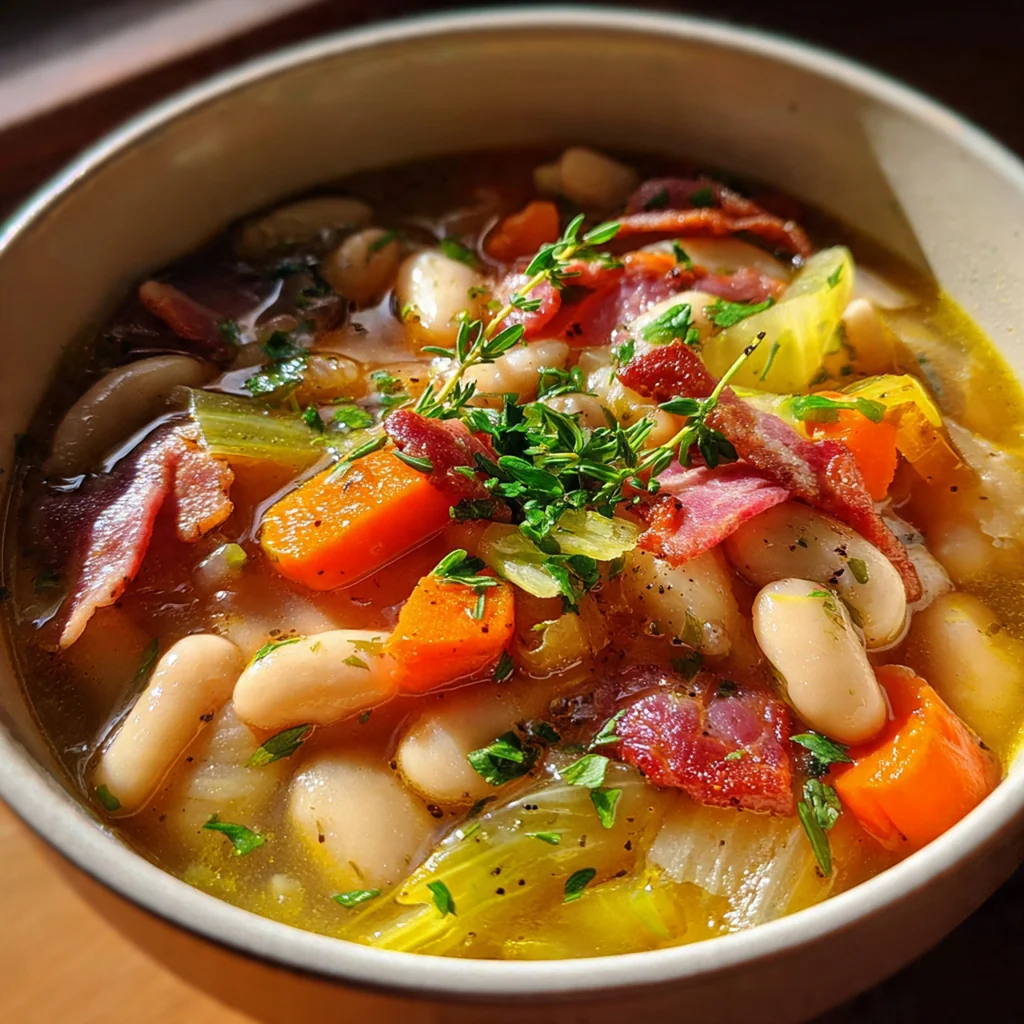 White Bean Soup With Bacon