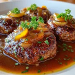 Hamburger Steaks With Onion Gravy