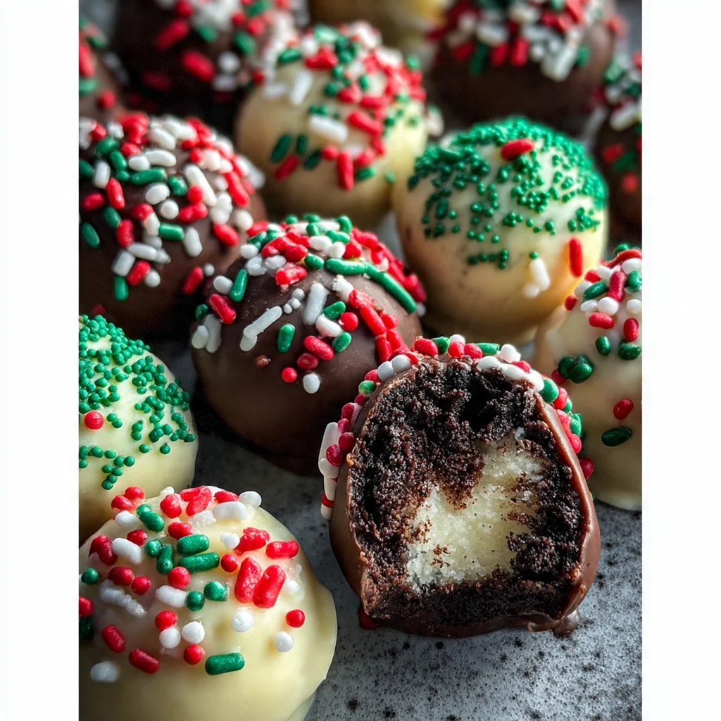 Christmas Oreo Balls