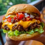 Slow Cooked Crockpot Cheeseburgers