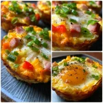 Ham Cheese Egg Cups