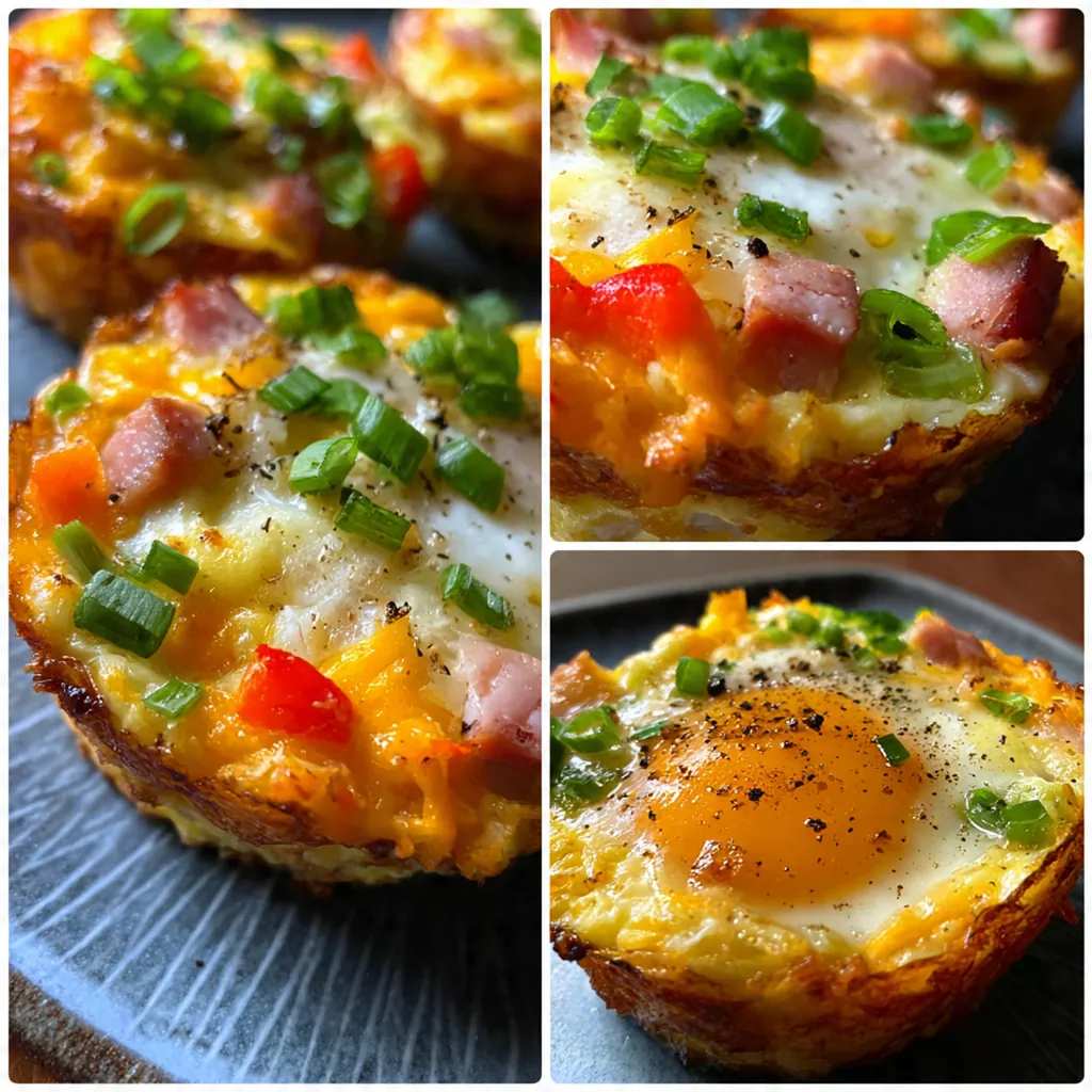Ham Cheese Egg Cups