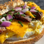 Steak Egg Cheese Bagel