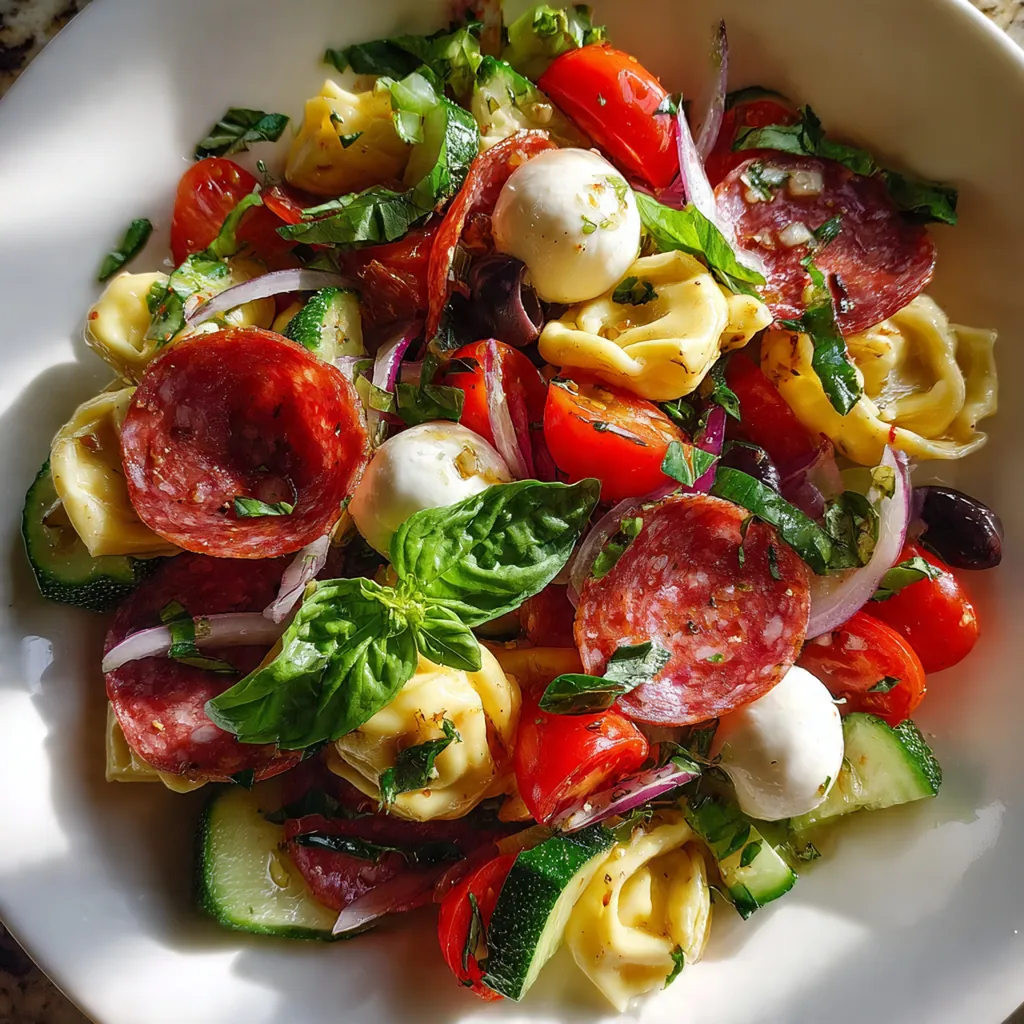 Salami Tortellini Salad