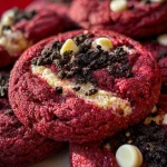 Red Velvet Cookies And Cream Cookies